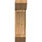 Ekena Millwork Thorton Slat Rough Sawn Bracket w/ Offset Brace, Western Red Cedar, 8"W x 18"D x 30"H BKT0806X18X30THR06RWR - alternate 3